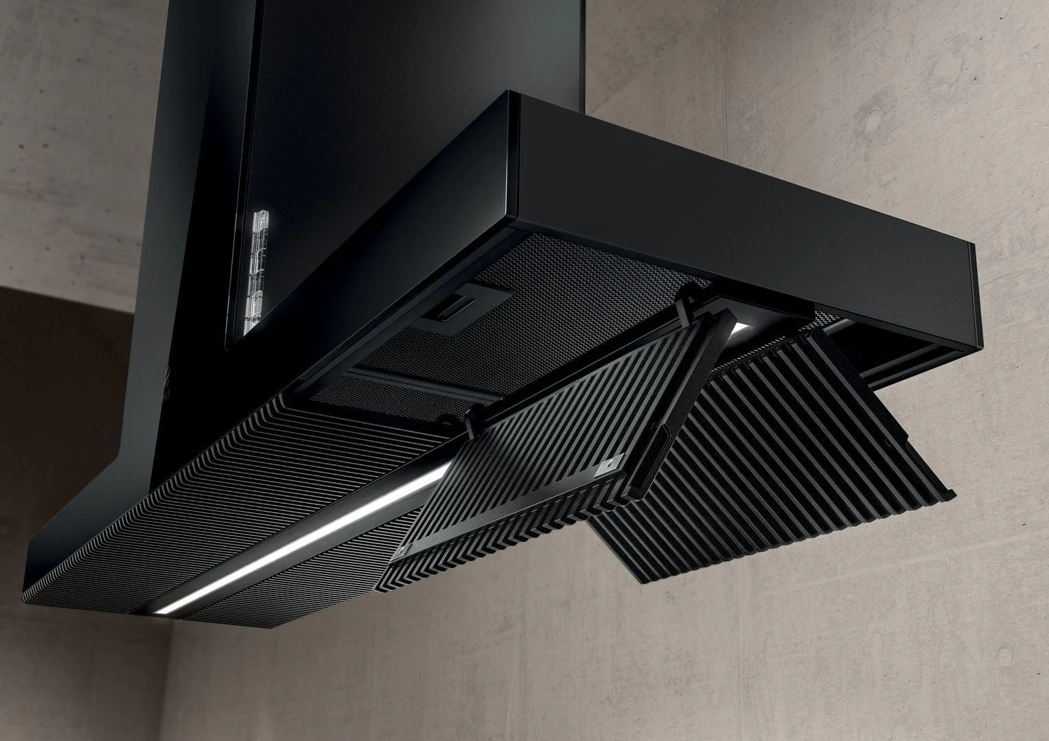 Elica EHI648BL HAIKU IS Island Range Hood 48" wide - 600CFM - Image 4