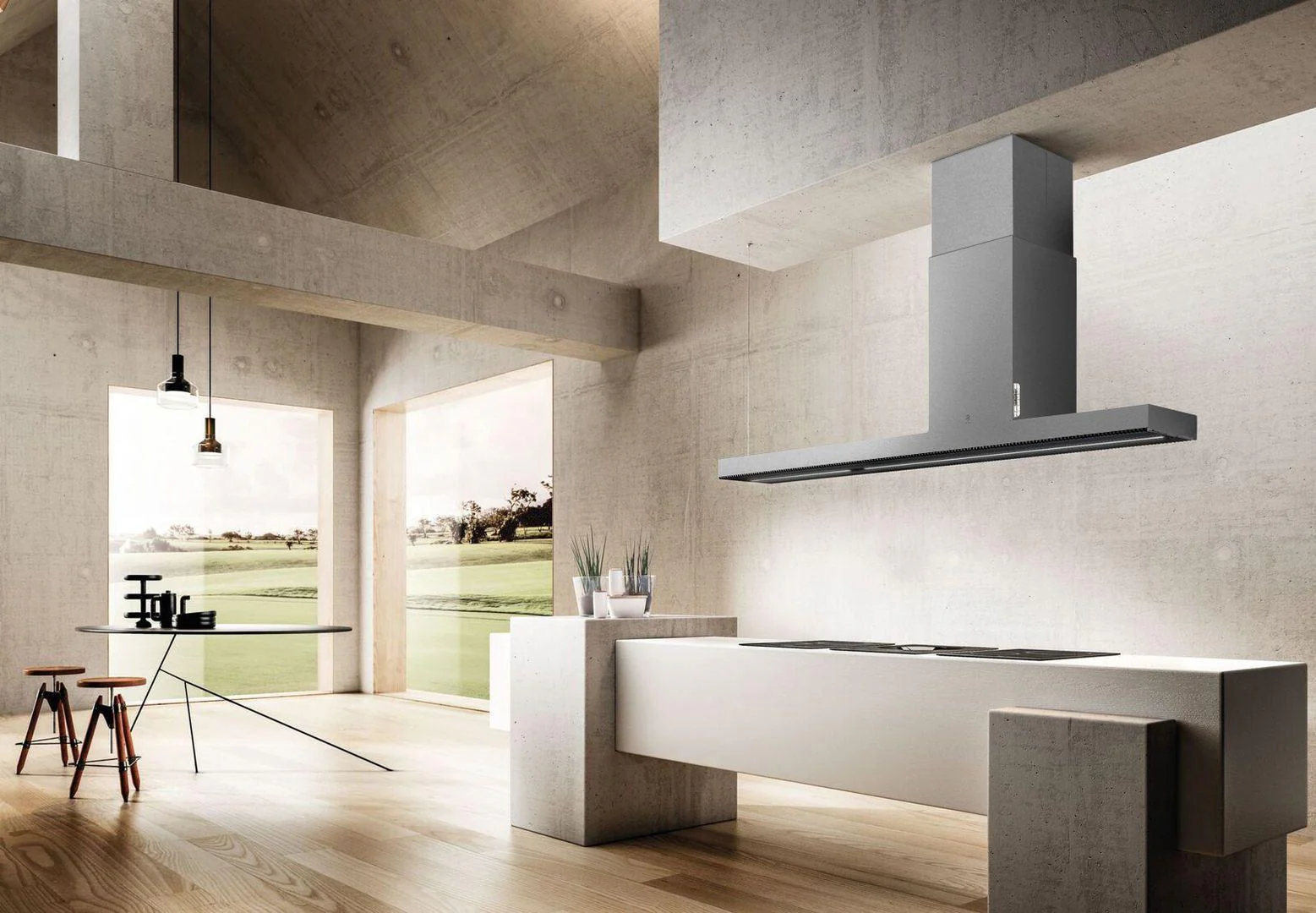 Elica EHI648WH HAIKU IS Island Range Hood 48" wide - 600CFM - Image 5