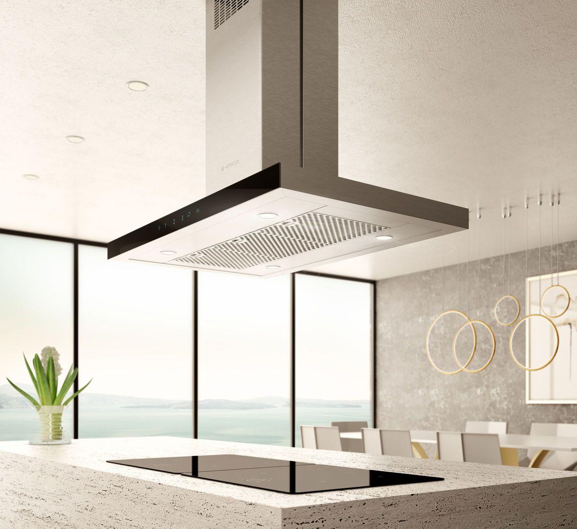 Elica EMG636S1 MAGGIORE Island Range Hood 36" wide - 600CFM - Image 5