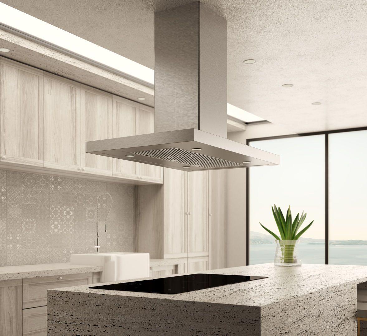 Elica EMG642S1 MAGGIORE Island Range Hood 42" wide - 600CFM - Image 4