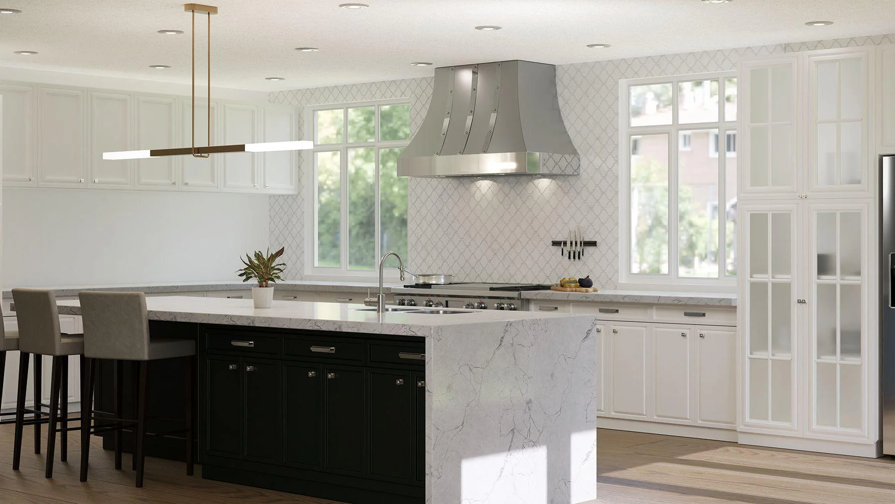 Elica EORX36SS ORISTANO Wall Mount Range Hood 36" wide - NACFM - Image 4