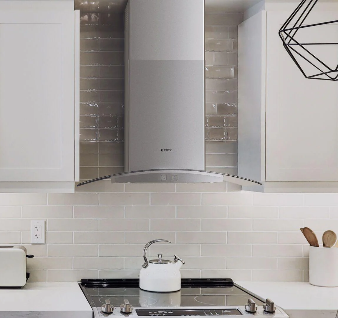 Elica EPT436S3 POTENZA Wall Mount Range Hood 36" wide - 400CFM - Image 4