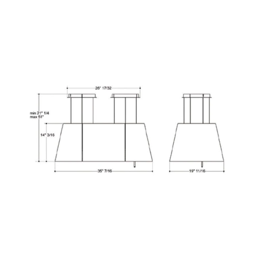 Elica ETP536SS TWIN 36" - Image 2