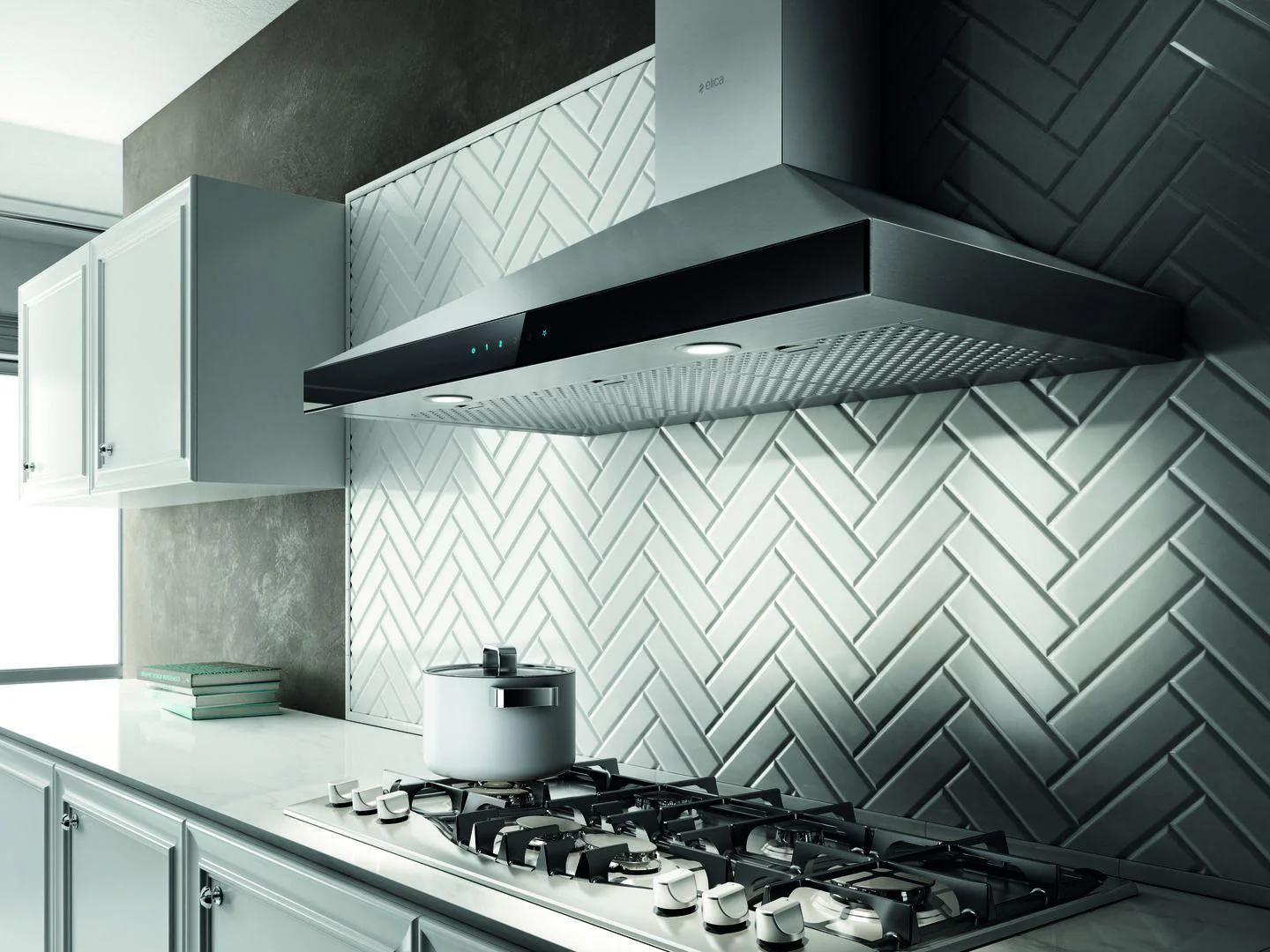 Elica EVR630S2 VARNA Wall Mount Range Hood 30" wide - 600CFM - Image 4