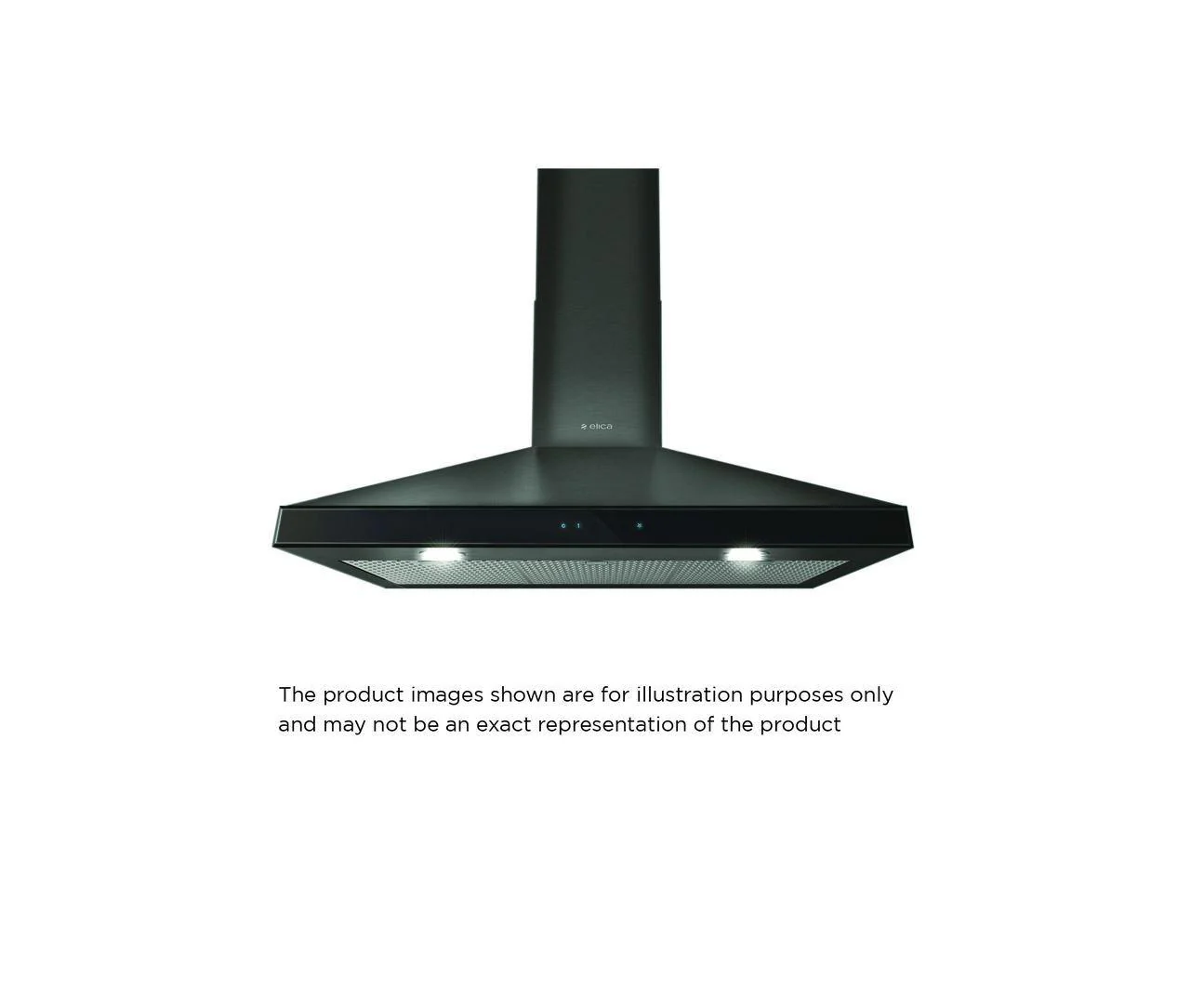 Elica EVR636BL VARNA BLACK Wall Mount Range Hood 36" wide - 600CFM - Image 2