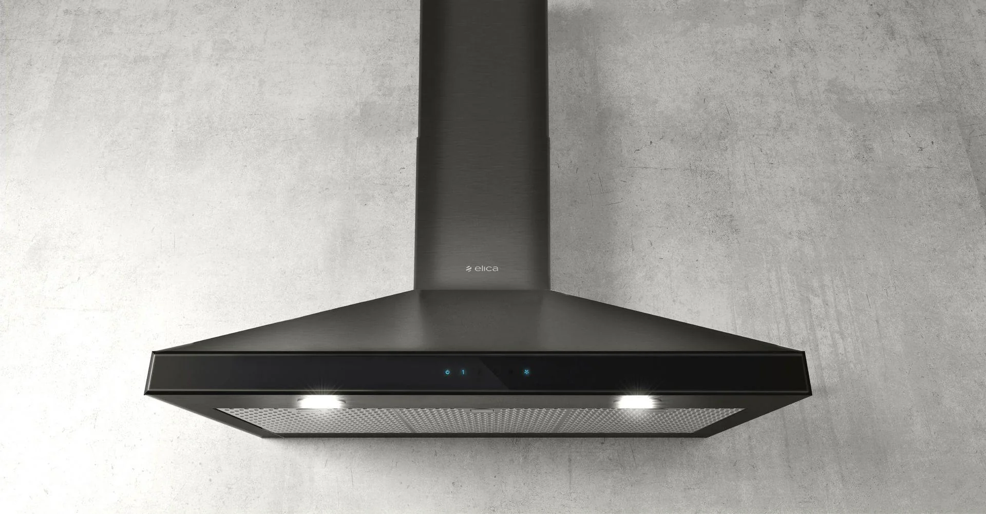 Elica EVR636BL VARNA BLACK Wall Mount Range Hood 36" wide - 600CFM - Image 3