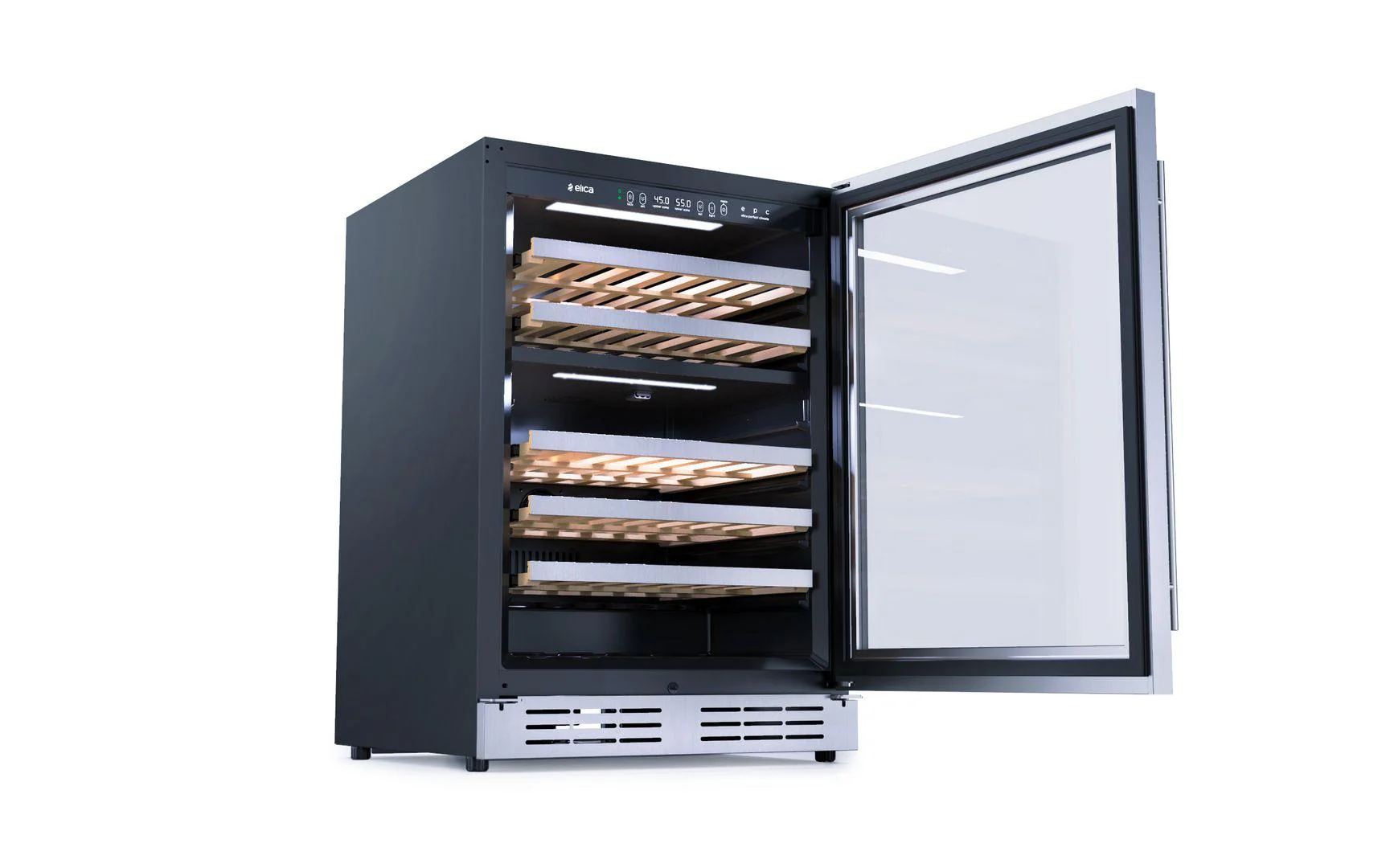 Elica EWS52SS1 Single Door, Dual Zone, Wine Cellar - Image 4