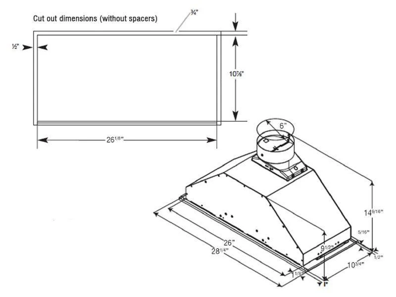 Elica KIT02770 Optional Recirculating Kit 2 Carbon Filter - Image 2