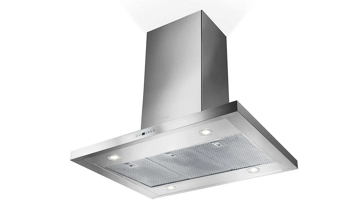 Faber BELAIS48SS600 48" T-shape chimney island hood - Image 3