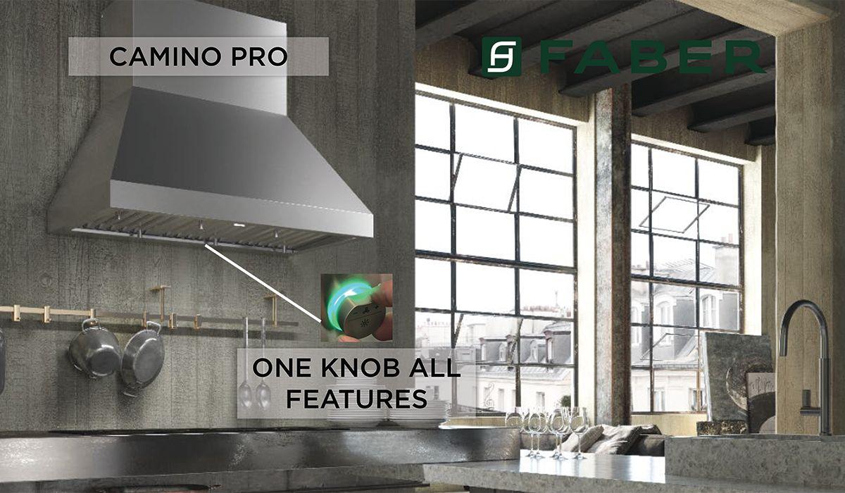 Faber CAPR48SS1200 Camino Pro 48" Stainless Steel 1200 CFM - Image 3