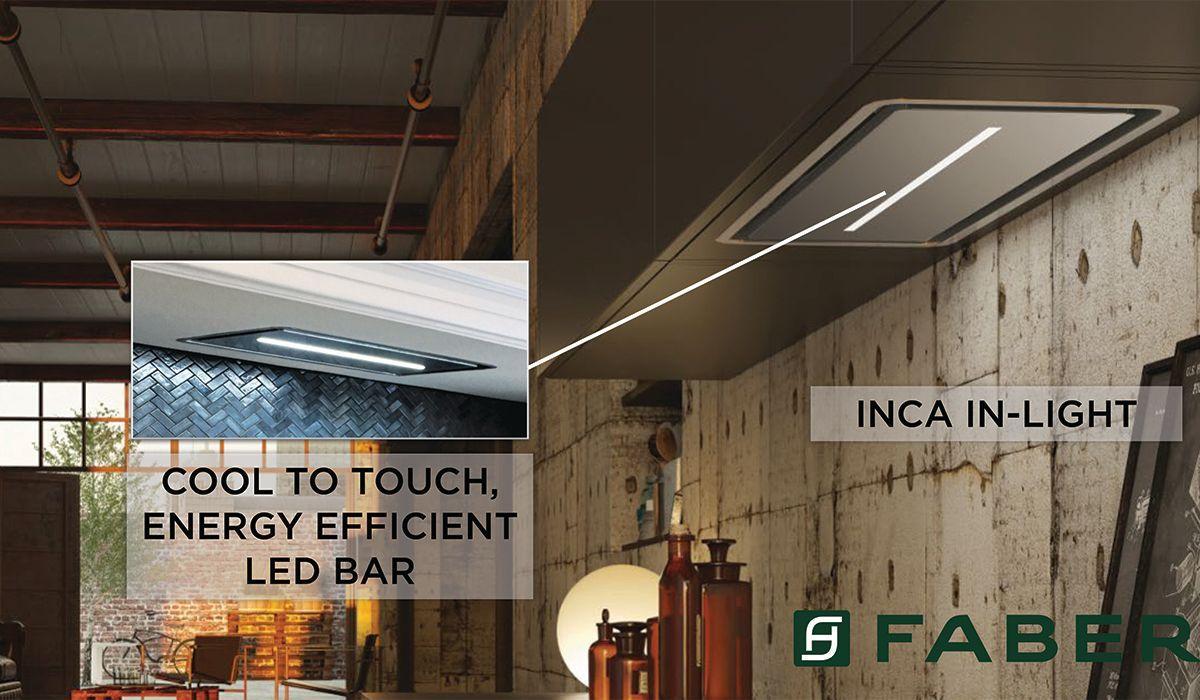 Faber INLT21SSV Inca In-Light 21" Stainless Steel 295/395/600 CFM - Image 4