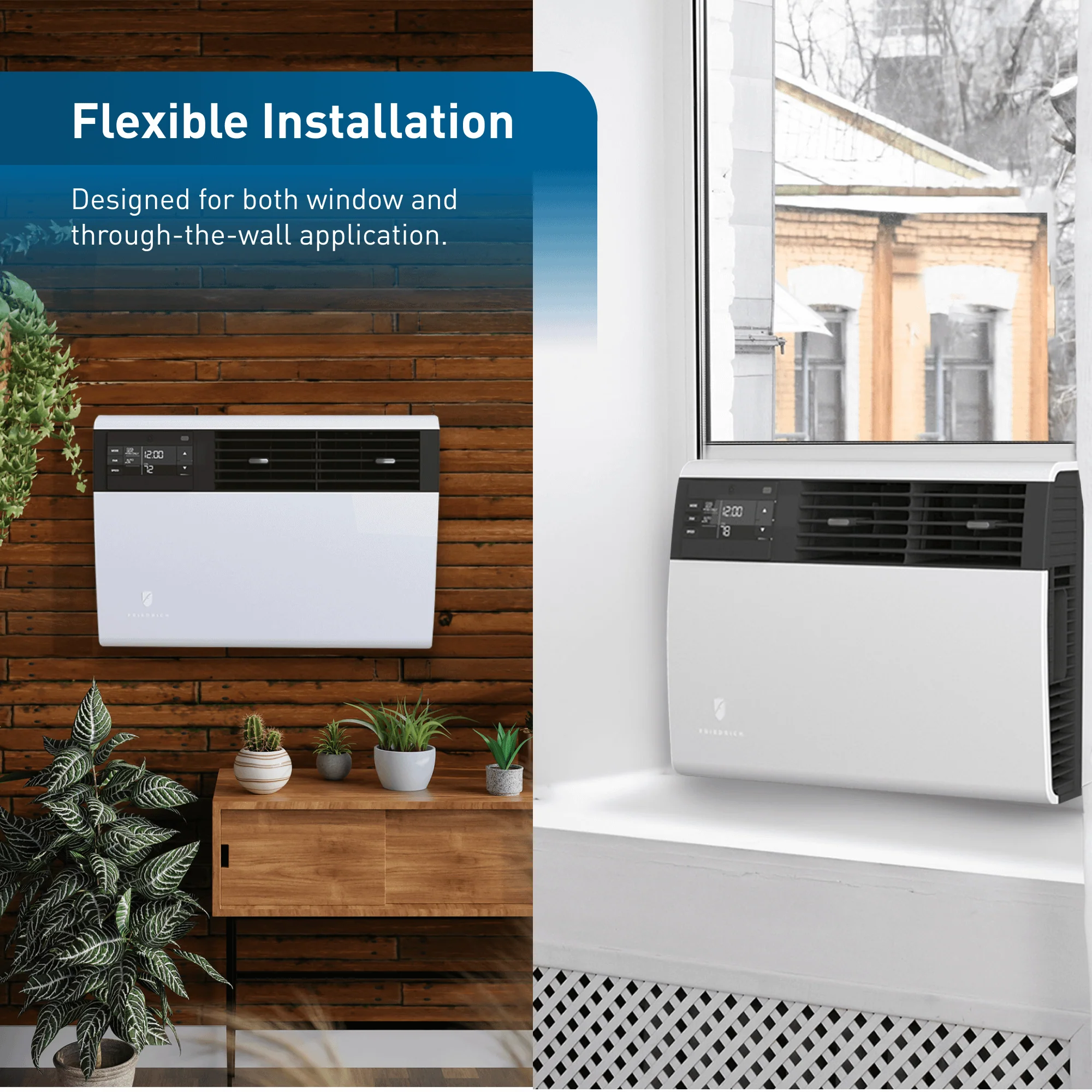 KCVQ08B10A Friedrich K hl Inverter 8,000 BTU 115V Smart Window/Wall Air Conditioner - Cool only - Image 9