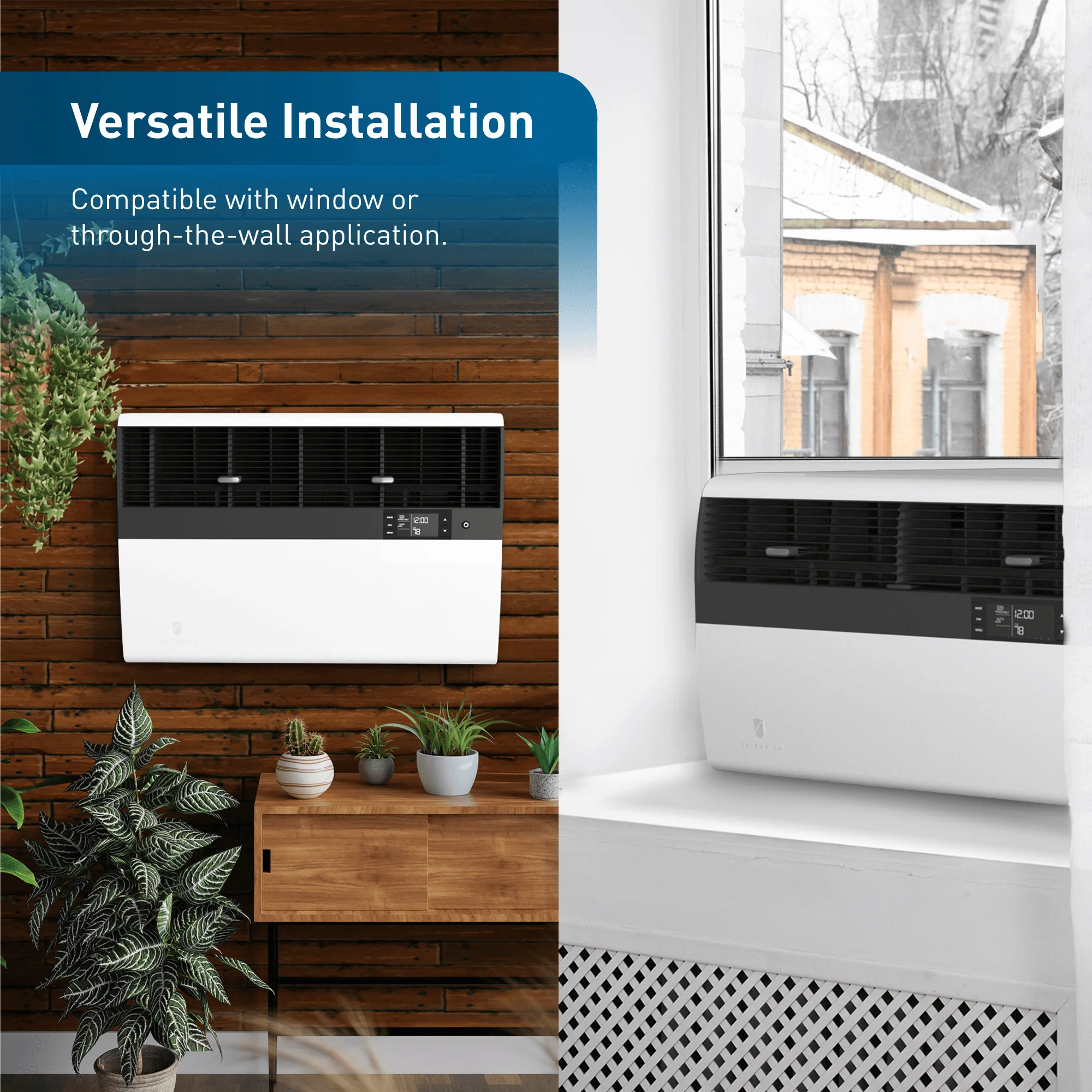 KEVS16B33A Friedrich K hl Inverter 16,000 BTU 230V Smart Window/Wall Air Conditioner with Electric Heat - Image 8