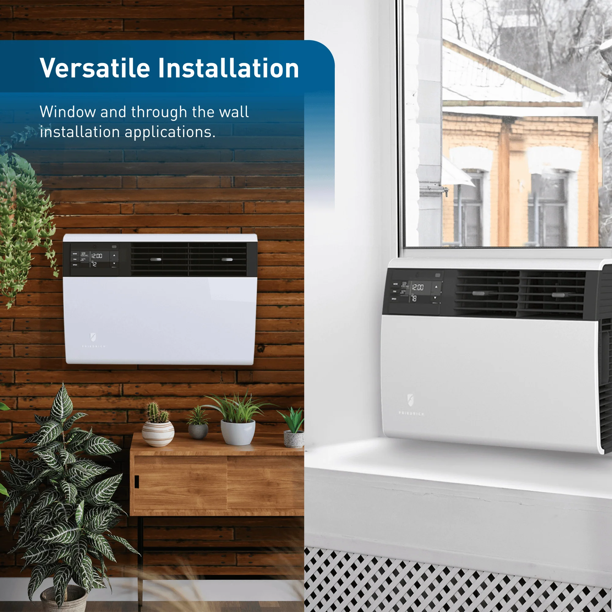 KHVM24B34A Friedrich K hl Inverter 24,000 BTU 230V Smart Window/Wall Air Conditioner with Heat Pump - Image 8