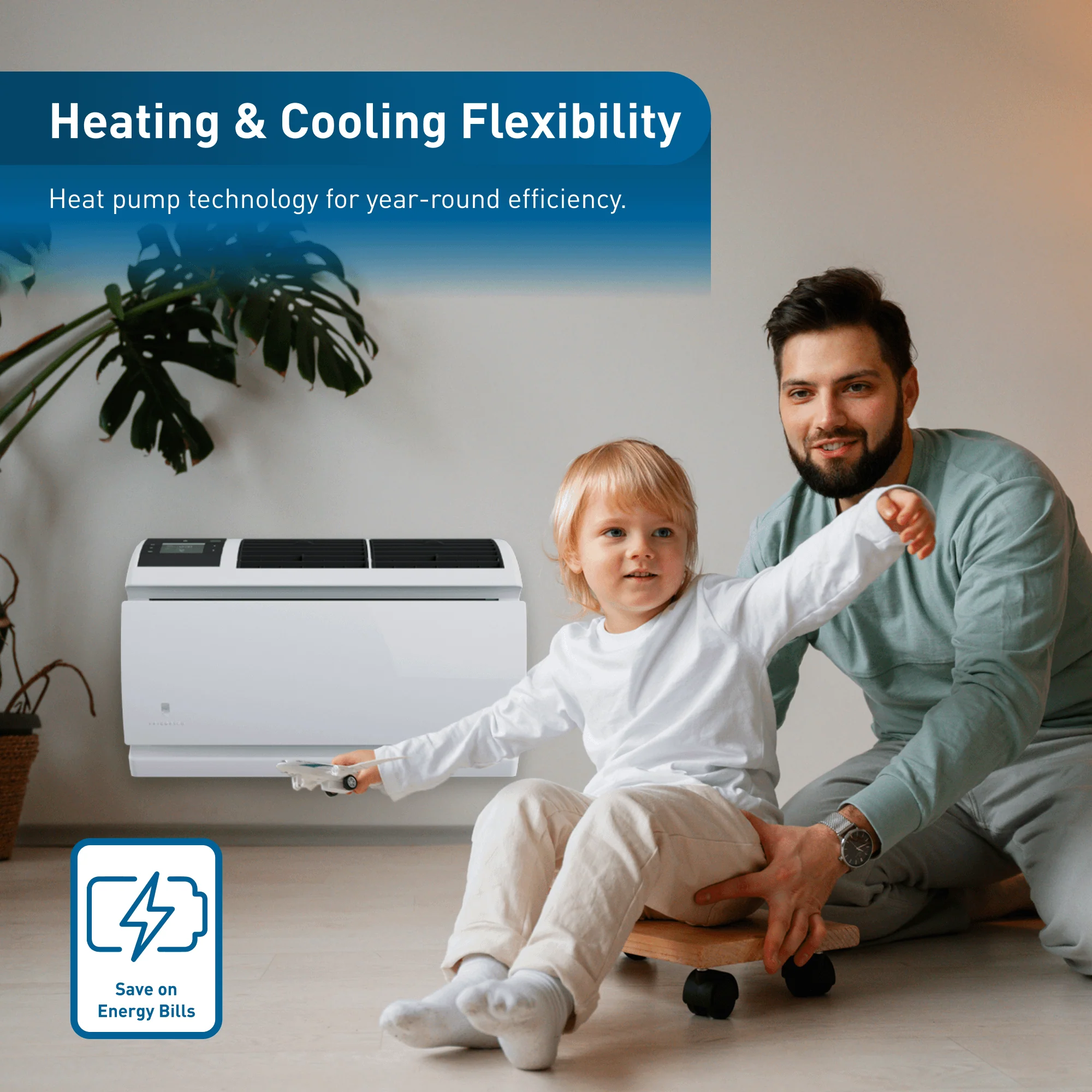 WHVT14B33A Friedrich WallMaster Inverter 14,000 BTU 230V Smart Through-the-Wall Air Conditioner with Heat Pump - Image 3