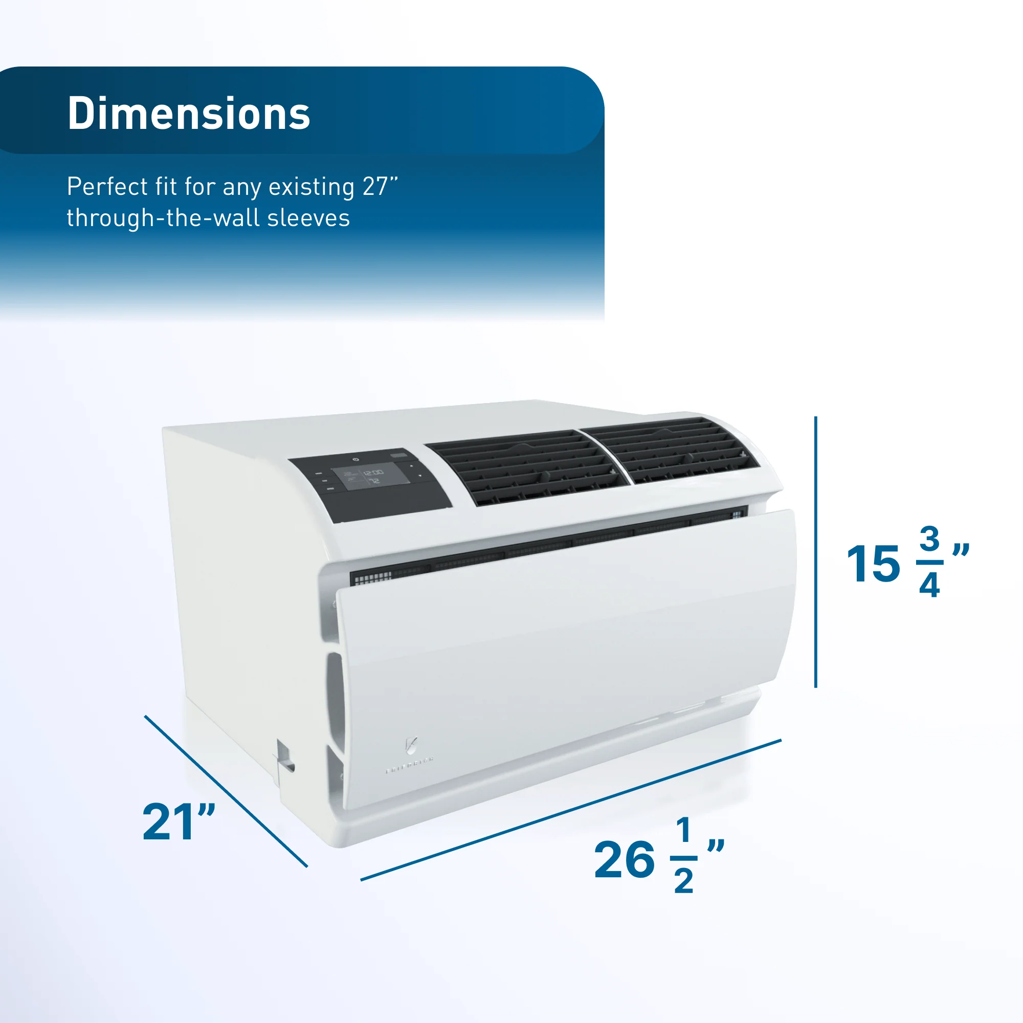 WHVT14B33A Friedrich WallMaster Inverter 14,000 BTU 230V Smart Through-the-Wall Air Conditioner with Heat Pump - Image 7