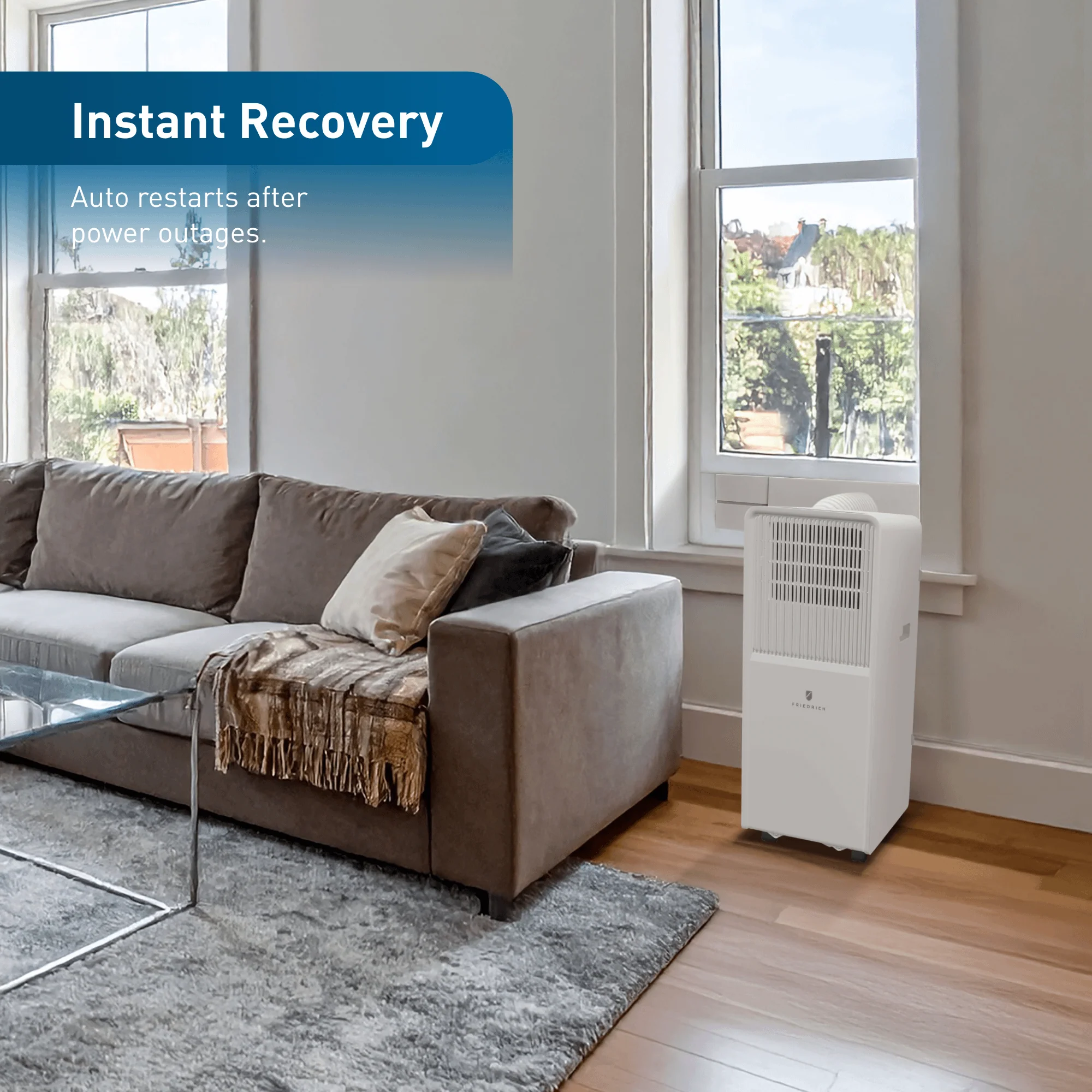 ZCP10SB Friedrich ZoneAire Compact 10,000 BTU Single-Hose Smart Portable Air Conditioner - Image 10