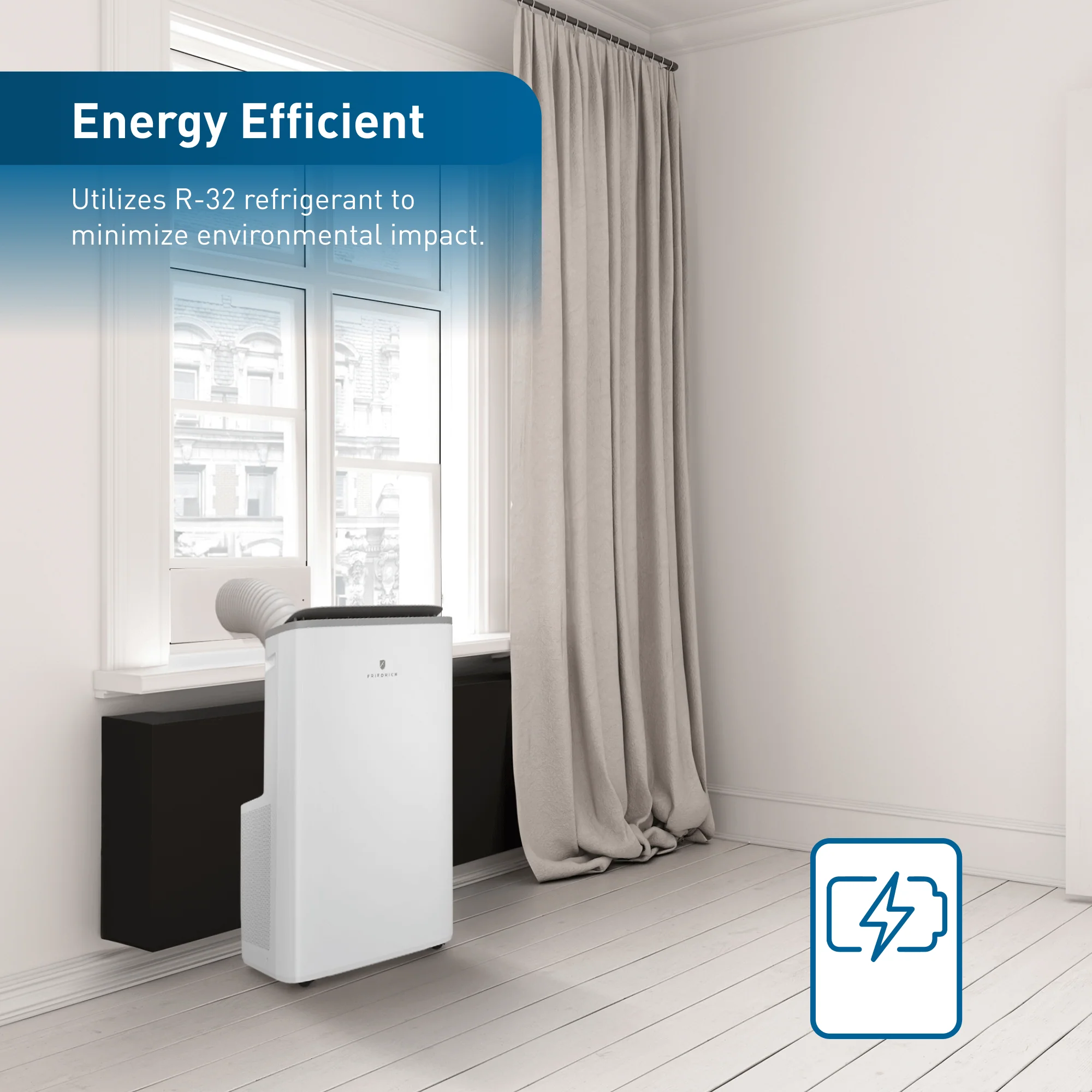 ZCP12SB Friedrich ZoneAire Select 12,000 BTU Single-Hose Smart Portable Air Conditioner - Image 11
