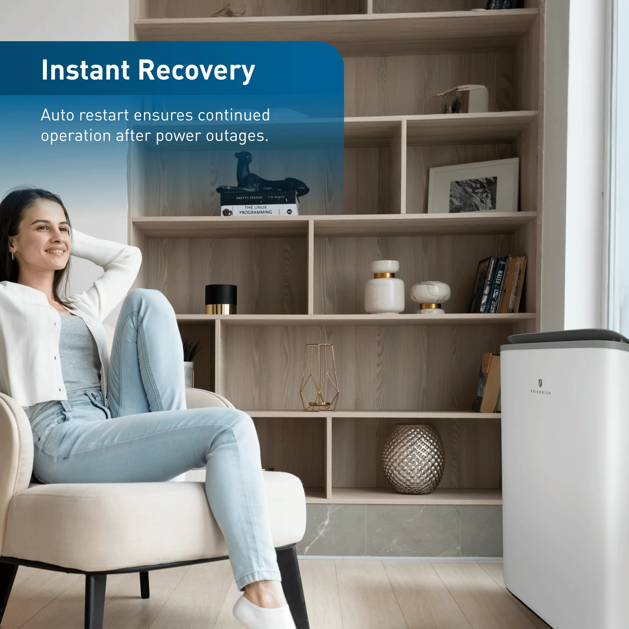 ZCP12SB Friedrich ZoneAire Select 12,000 BTU Single-Hose Smart Portable Air Conditioner - Image 9