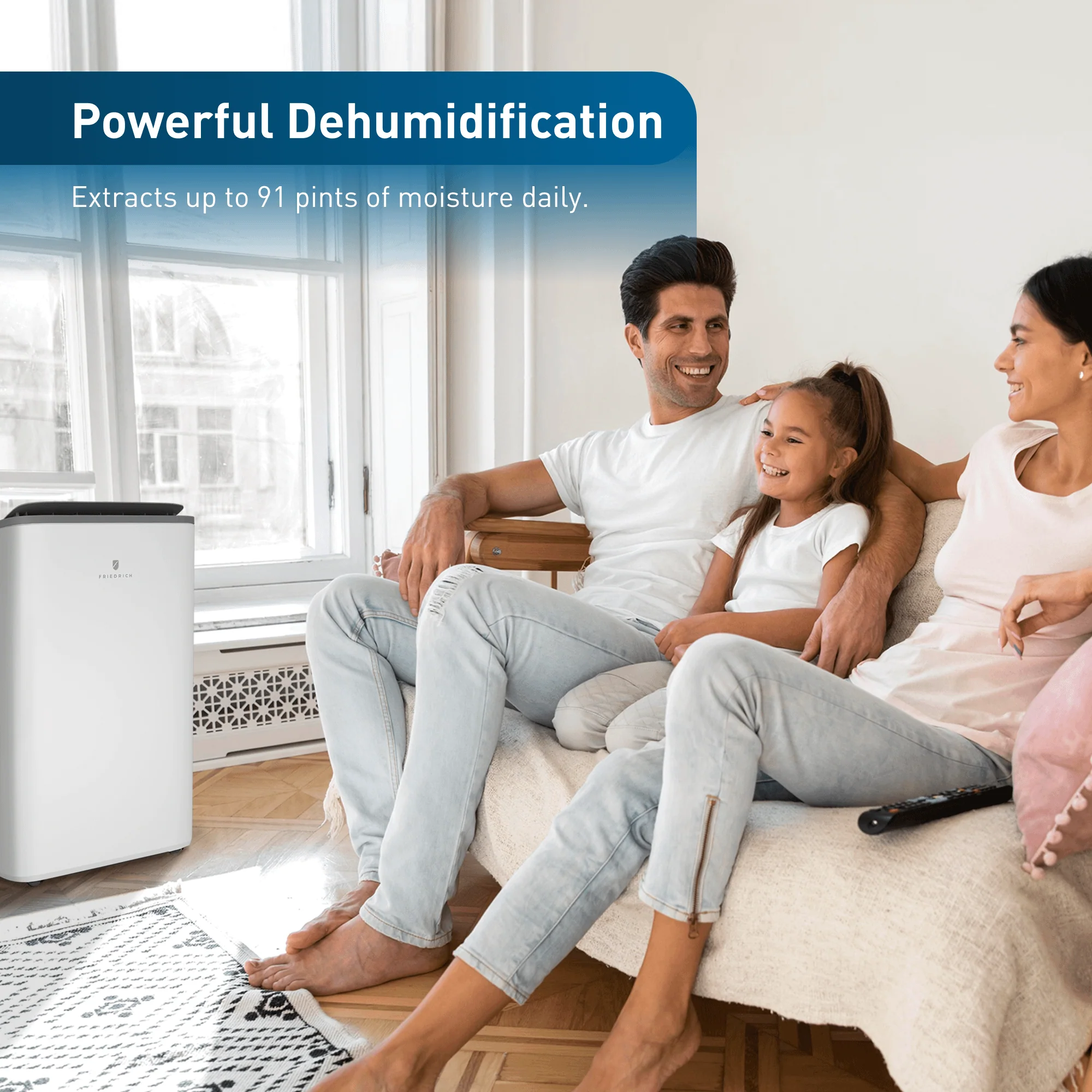 ZHV16DA Friedrich ZoneAire Premier Inverter Dual-Hose 16,000 BTU Smart Portable Air Conditioner with Heat Pump - Image 13