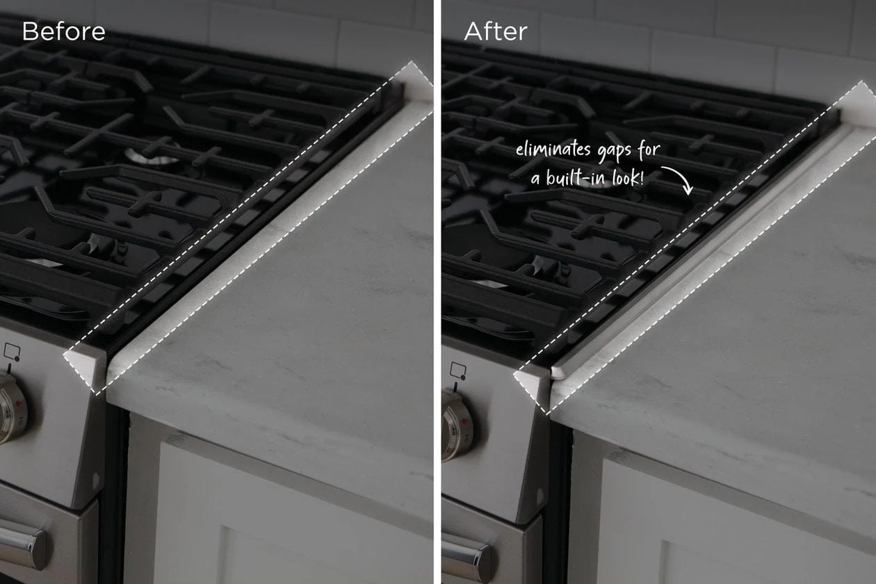 Frigidaire 11NBSTGSSS Front Control Gas Range Stainless Steel 4-Piece Trim Kit - Image 2