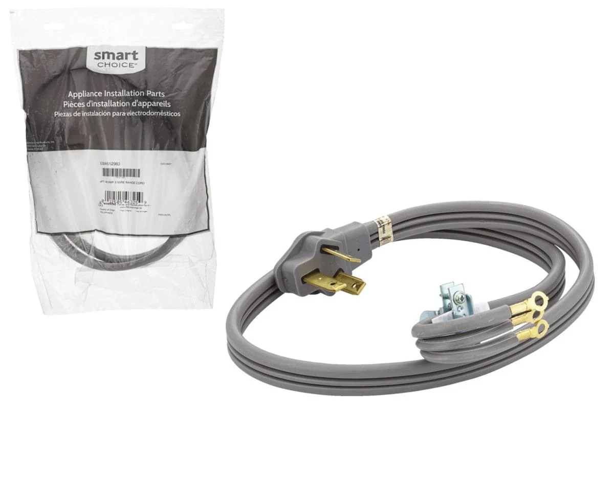 Frigidaire 5304512983C10 Smart Choice 10=1, 4' 40 AMP 3 WIR RANG CRD
