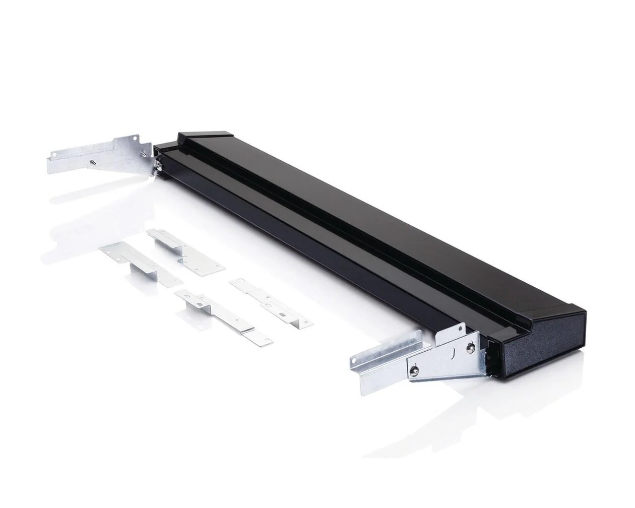 Frigidaire 9030469010 Black Slide-In Range Adjustable Metal Backguard - Image 2