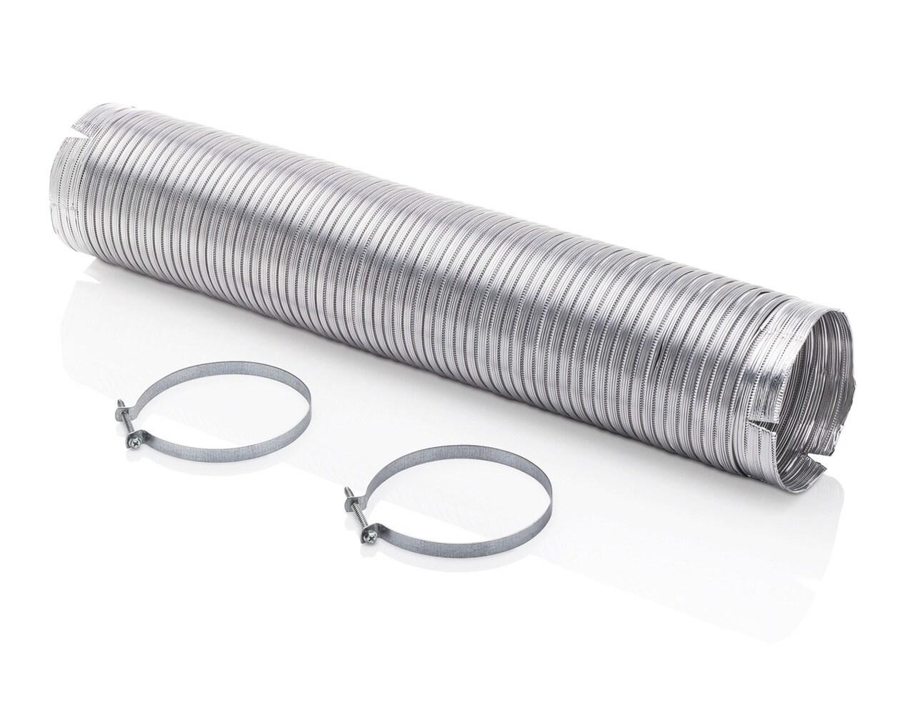 Frigidaire 912001015 8' Long 4" Diameter Semi Rigid Dryer Vent Installation Kit with Elbow - Image 2
