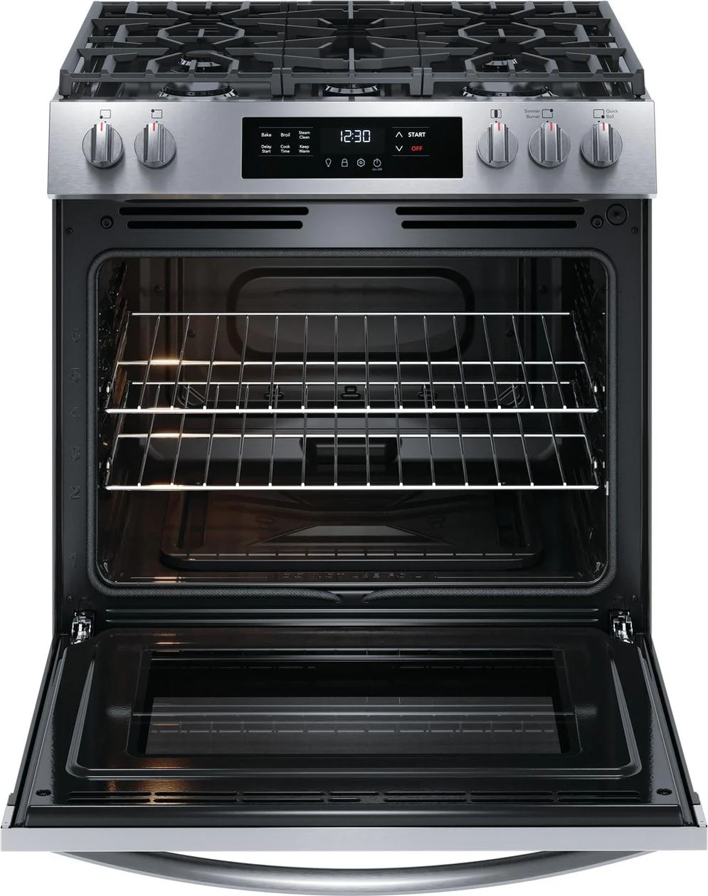 Frigidaire FCFG3062AS 30" Front Control Gas Range with Quick Boil - Image 2