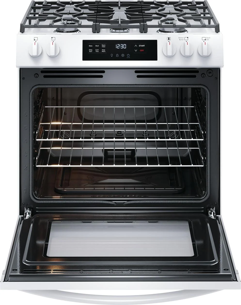 Frigidaire FCFG3062AW 30" Front Control Gas Range with Quick Boil - Image 3