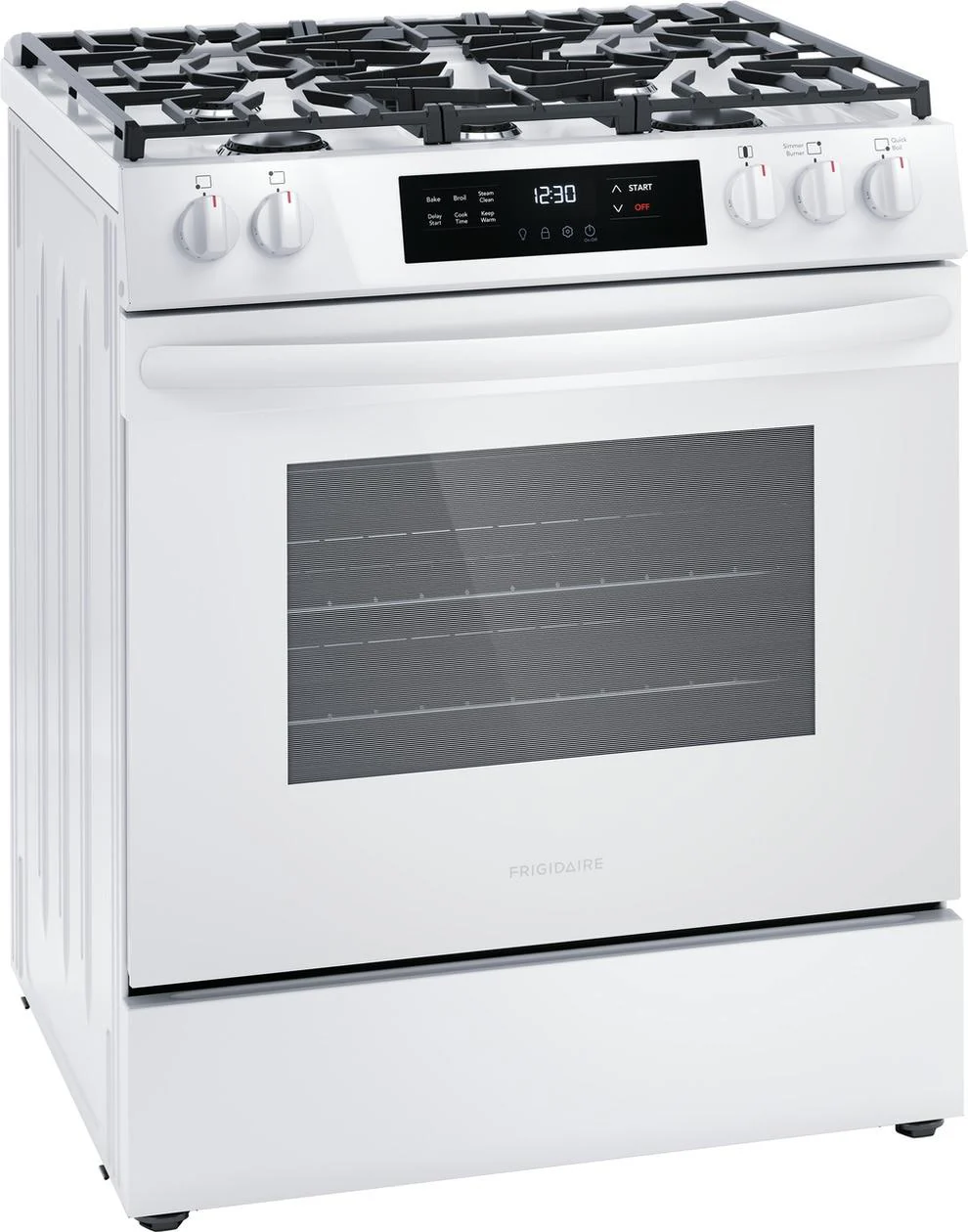 Frigidaire FCFG3062AW 30" Front Control Gas Range with Quick Boil - Image 6