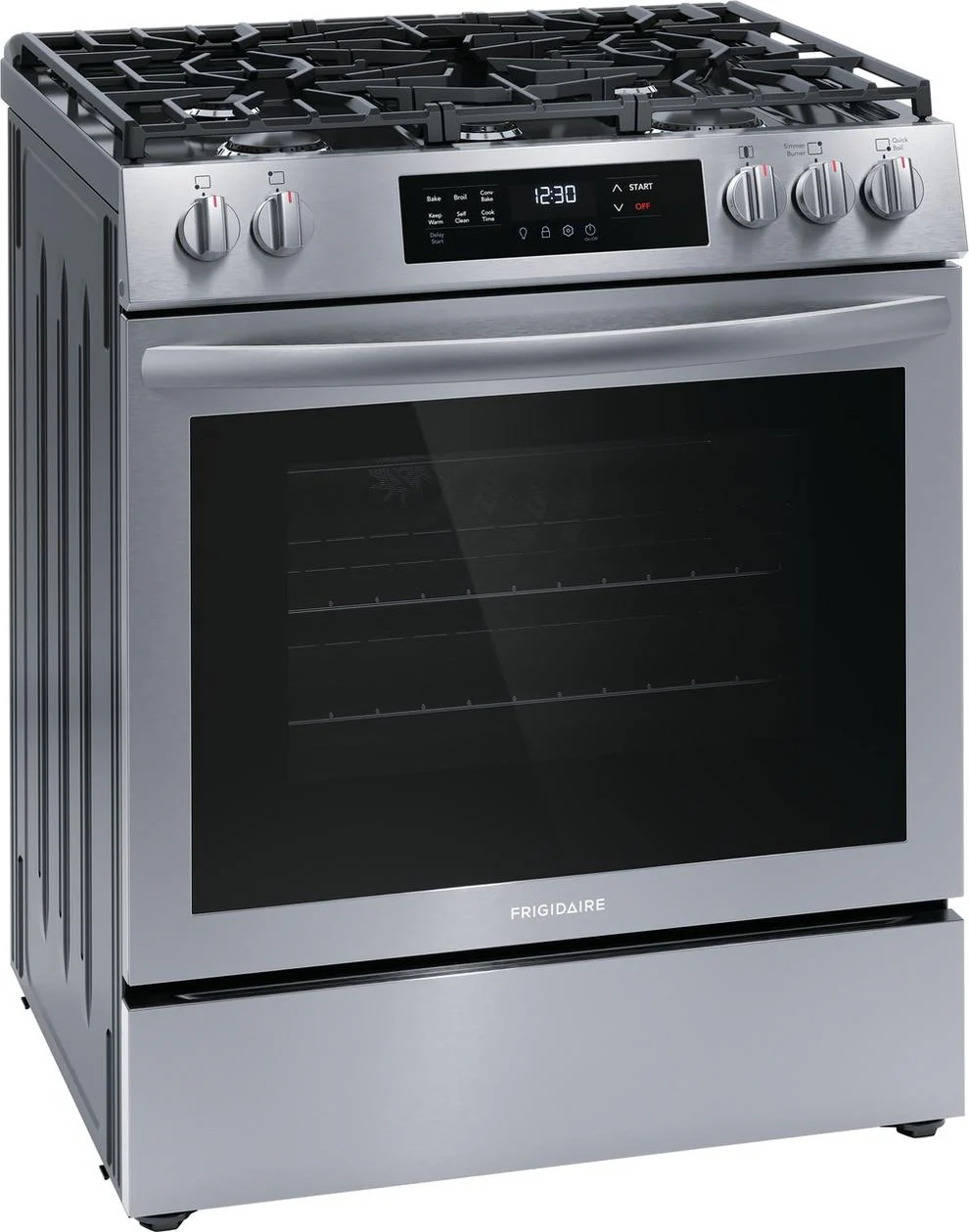 Frigidaire FCFG3083AS 30" Front Control Gas Range with Convection Bake - Image 5