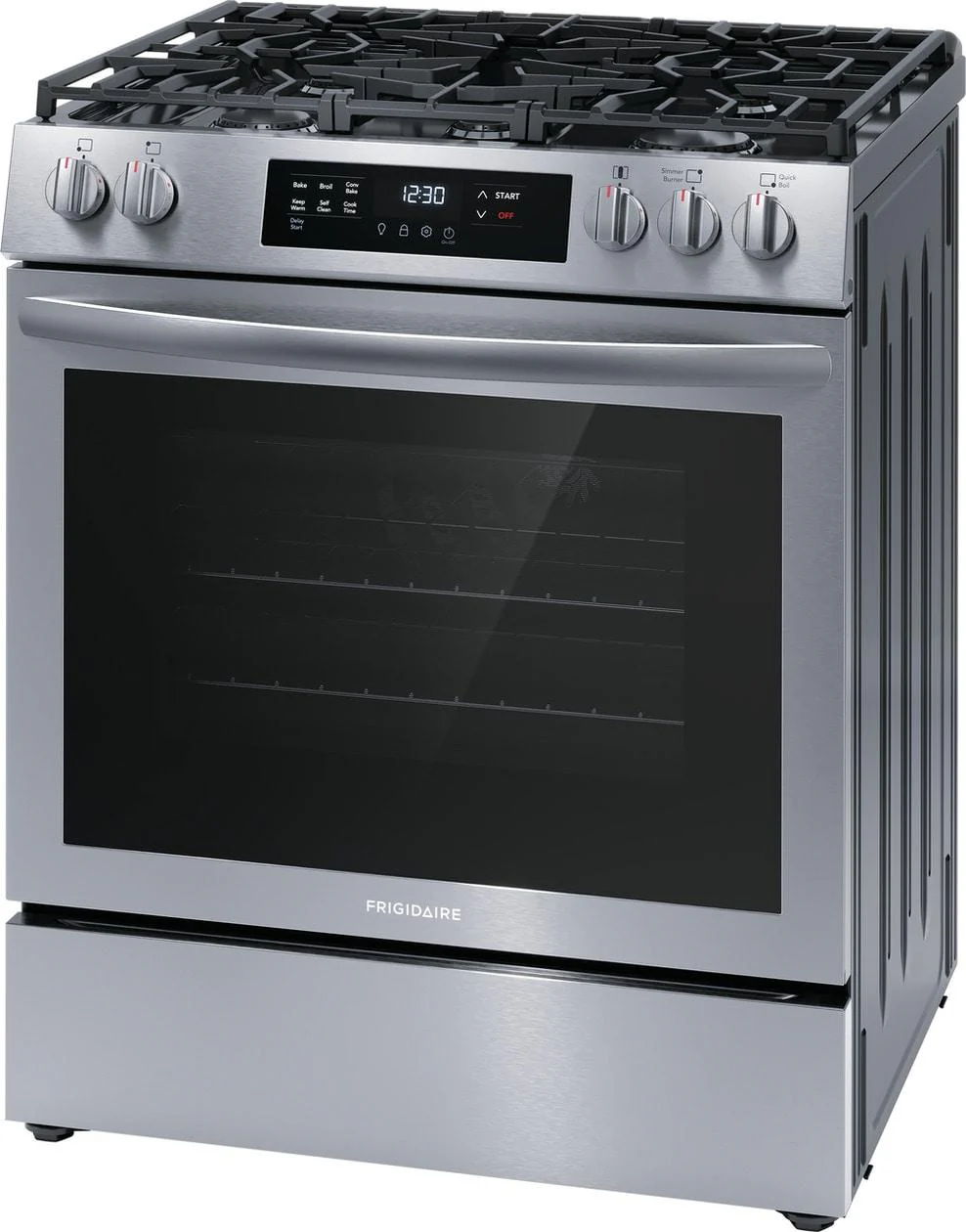 Frigidaire FCFG3083AS 30" Front Control Gas Range with Convection Bake - Image 6