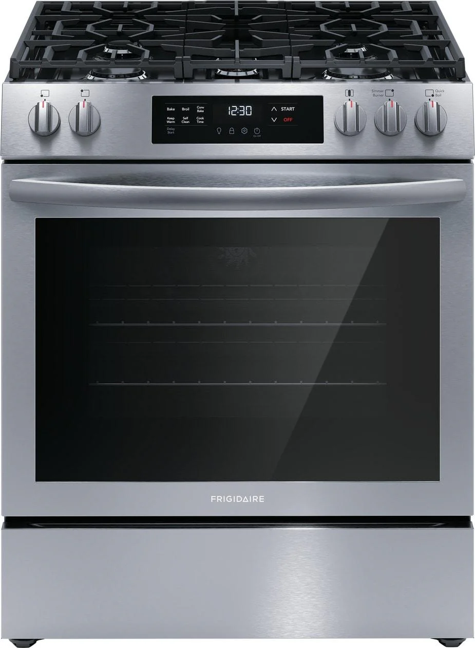 Frigidaire FCFG3083AS 30" Front Control Gas Range with Convection Bake - Image 7
