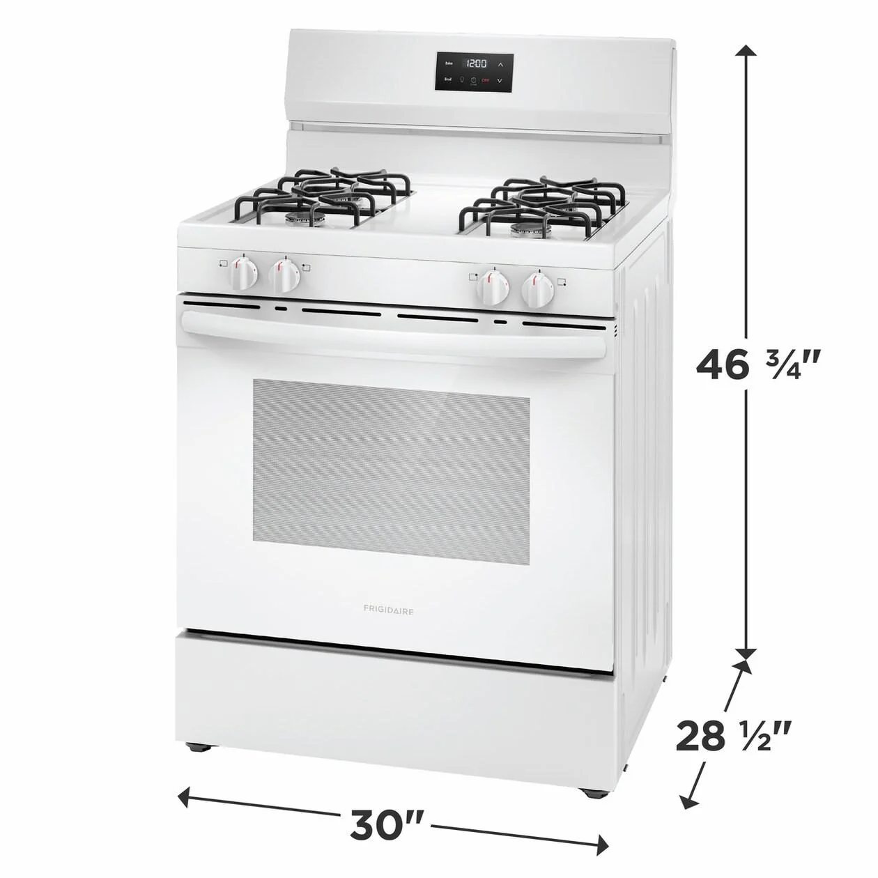 Frigidaire FCRG3051BW 30" Gas Range - Image 2