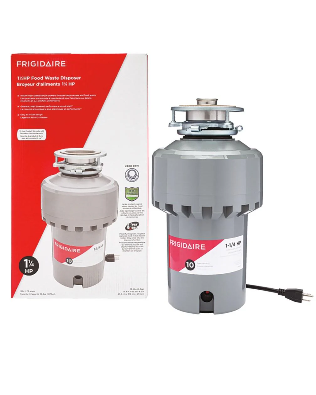 Frigidaire FF13DISPC1 1.25HP Corded Disposer - Image 5