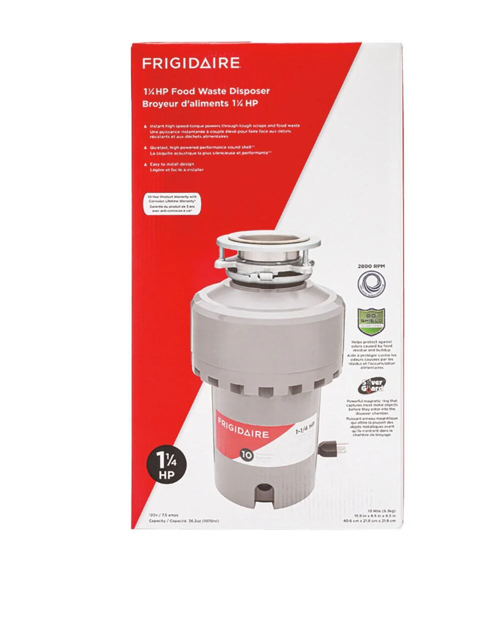 Frigidaire FF13DISPC1 1.25HP Corded Disposer - Image 6