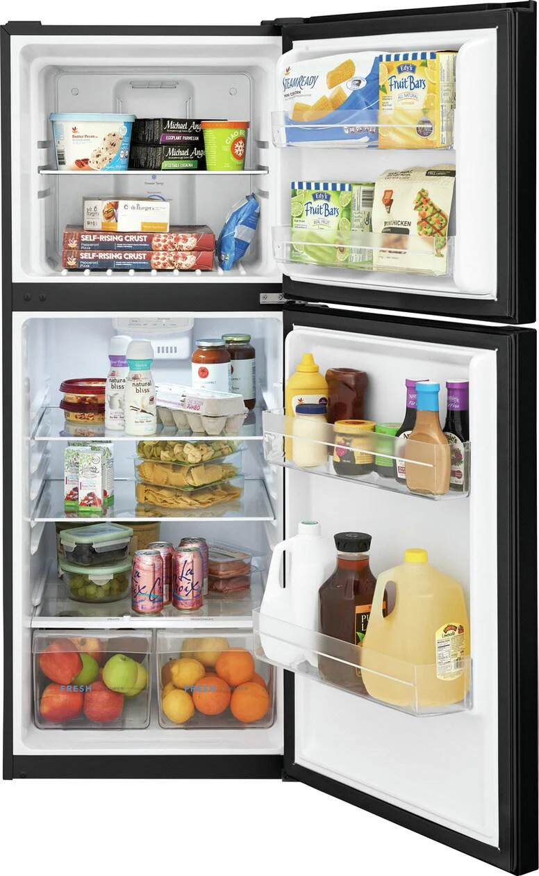 Frigidaire FFET1022UB 10 Cu. Ft. Garage Ready Top Freezer Apartment-Size Refrigerator - Image 3