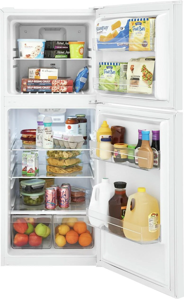 Frigidaire FFET1022UW 10 Cu. Ft. Garage Ready Top Freezer Apartment-Size Refrigerator - Image 3