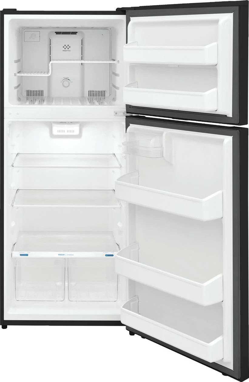 Frigidaire FFHT1822UB 18 Cu. Ft. Top Freezer Refrigerator - Image 3