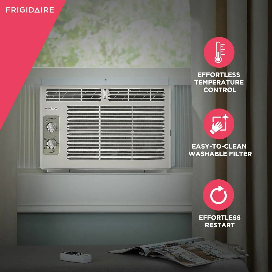 Frigidaire FFRA051WAE 5,000 BTU Window-Mounted Room Air Conditioner - Image 4