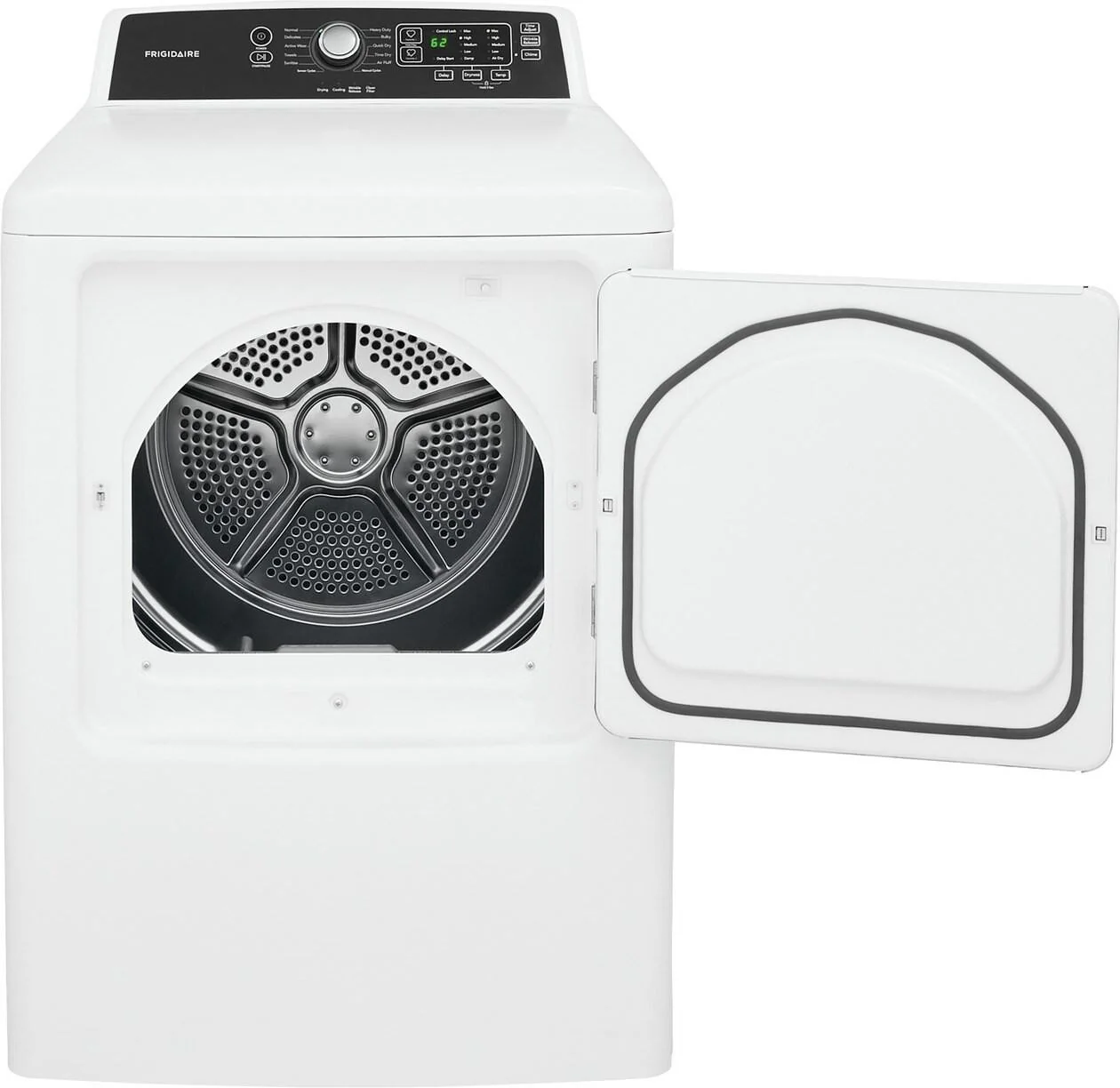 FFRE4120SW Frigidaire 6.7 Cu. Ft. Free Standing Electric Dryer - Image 3