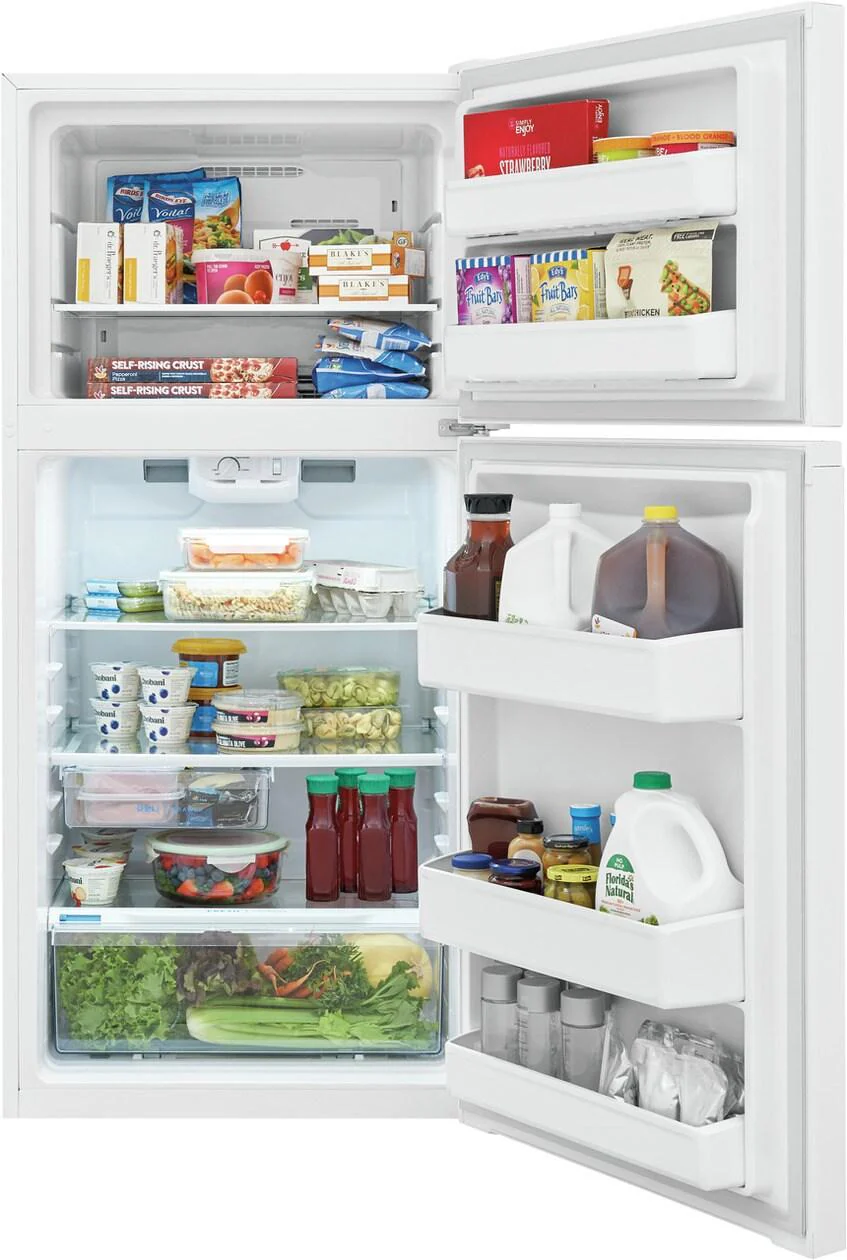 Frigidaire FFTR1425VW 14 Cu. Ft. Top Freezer Refrigerator - Image 3