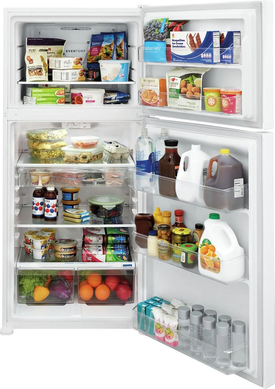 Frigidaire FFTR2045VW 20 Cu. Ft. Garage Ready Top Freezer Refrigerator - Image 3