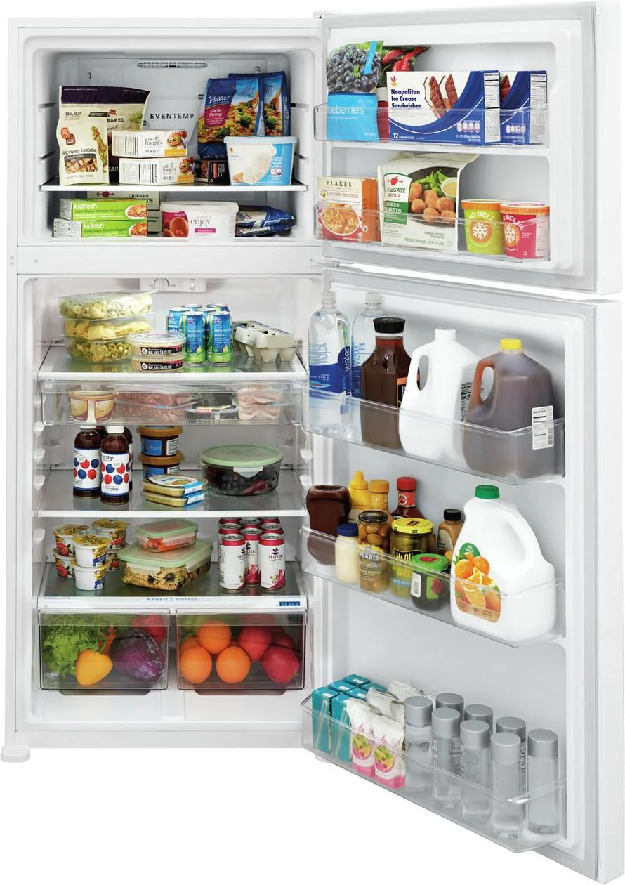 Frigidaire FFTR2045VW 20 Cu. Ft. Garage Ready Top Freezer Refrigerator - Image 4