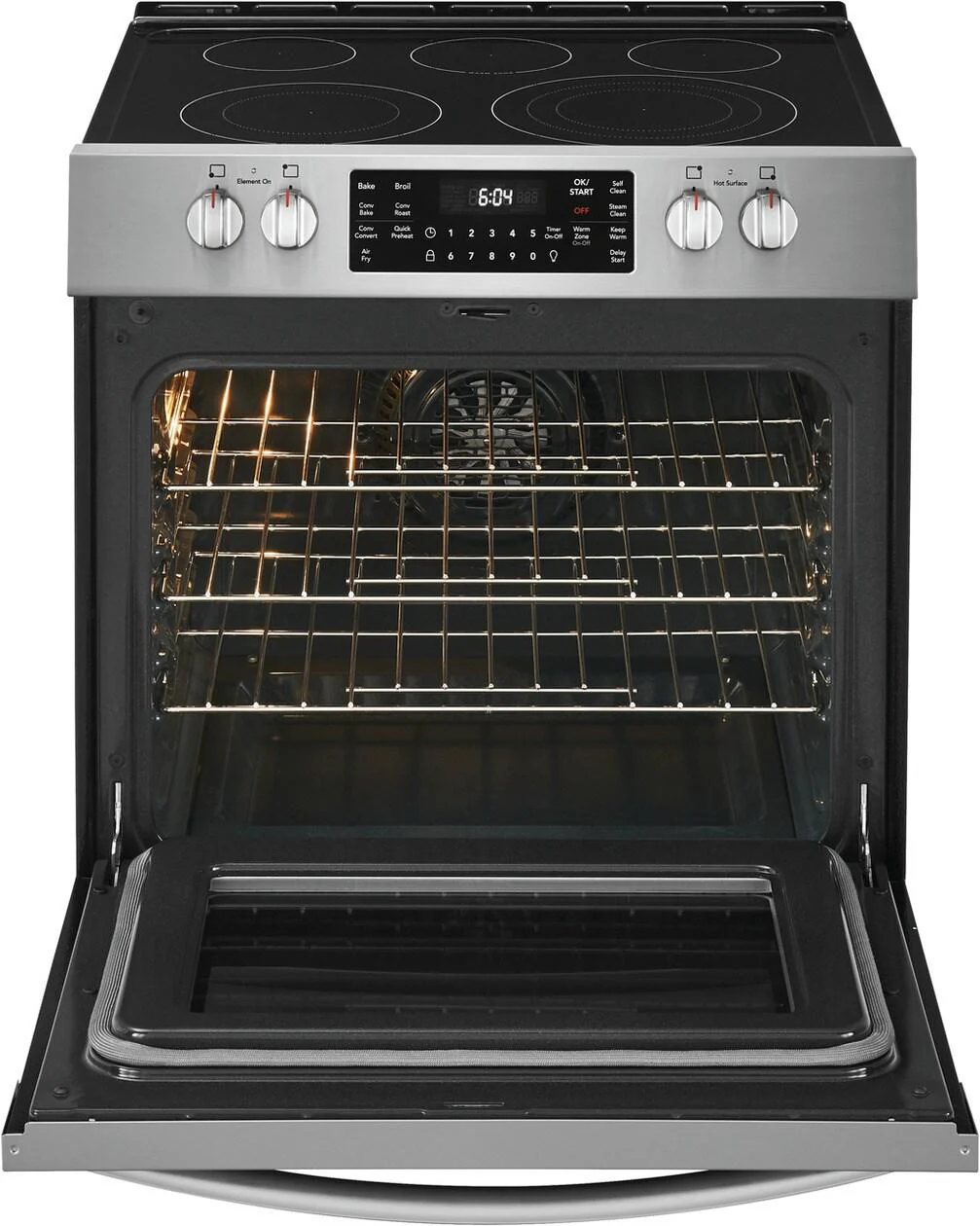 Frigidaire Gallery 30" Front Control Electric Range with Air Fry - Image 4