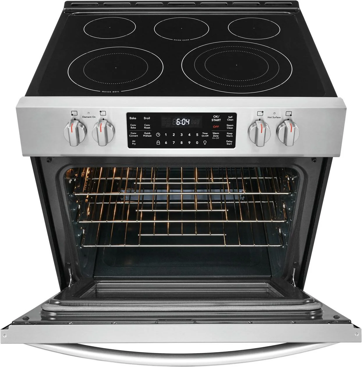 Frigidaire Gallery 30" Front Control Electric Range with Air Fry - Image 5