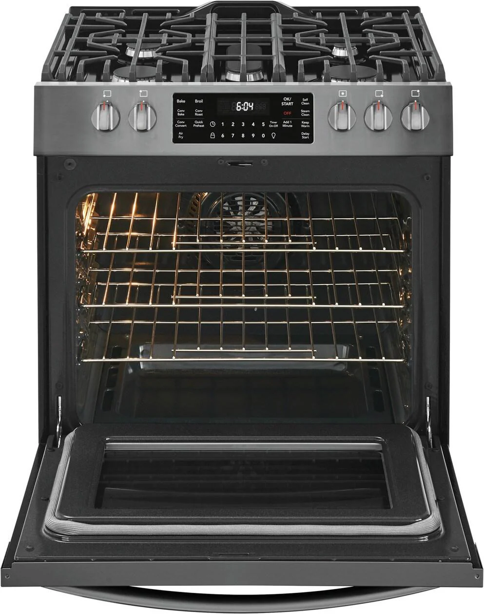 Frigidaire Gallery 30" Front Control Gas Range with Air Fry - Image 3