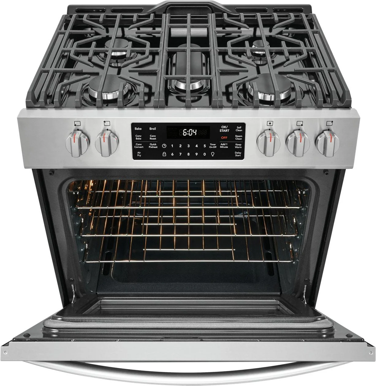 Frigidaire Gallery 30" Front Control Gas Range with Air Fry - Image 6