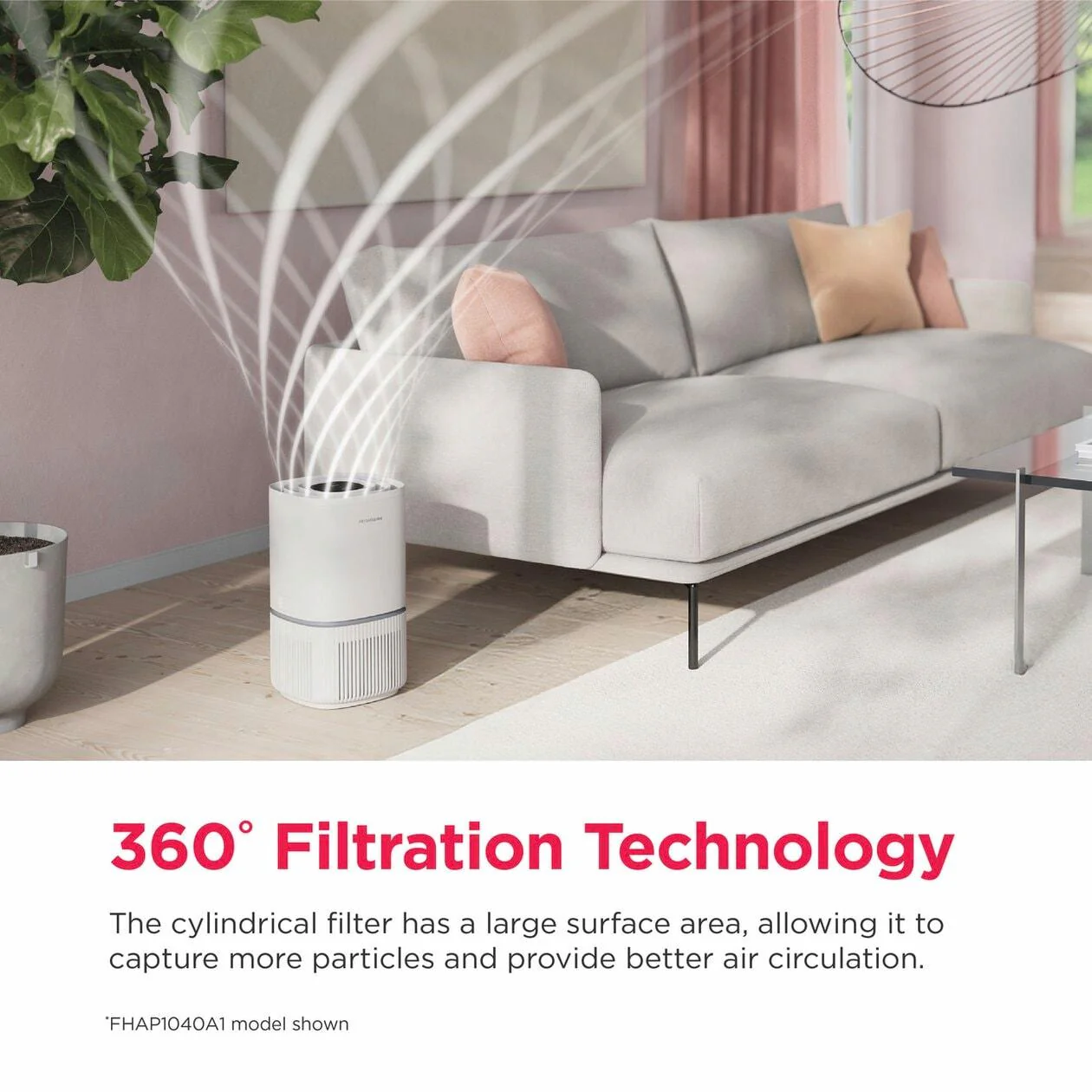 Frigidaire FHAP2040A1 PureA300™ XL HEPA Air Purifier with WiFi - Image 11